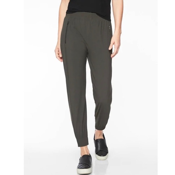 Athleta Pants - ATHLETA Cosmic Joggers Arbor Olive Green